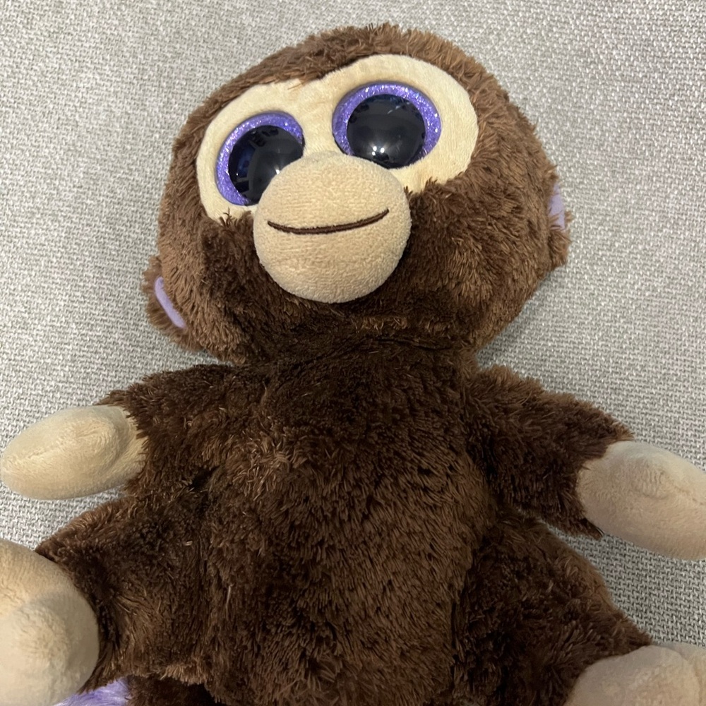 Plush Monkey Toy - Brown and Tan